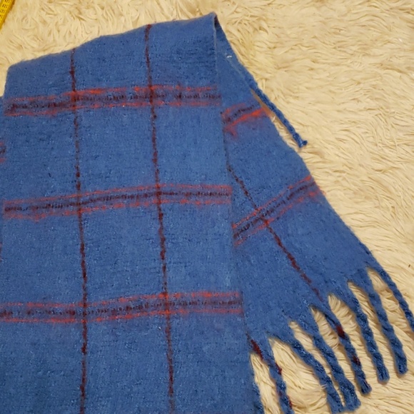 Target Accessories - Long Blue plaid scarf